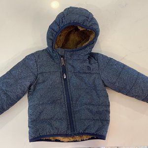 The North Face Toddler Reversible Mount Chimbo Full Zip Hooded Jacket (2T)